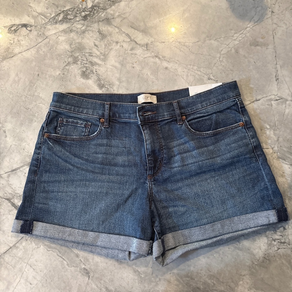Denim shorts - Loft Outlet Size 8